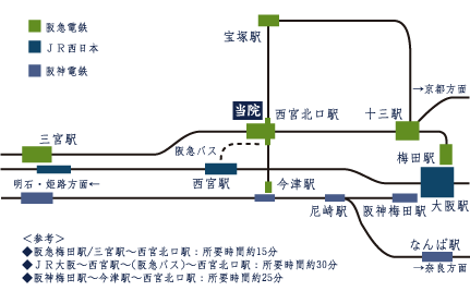 無何有(むかゆう)までの路線図